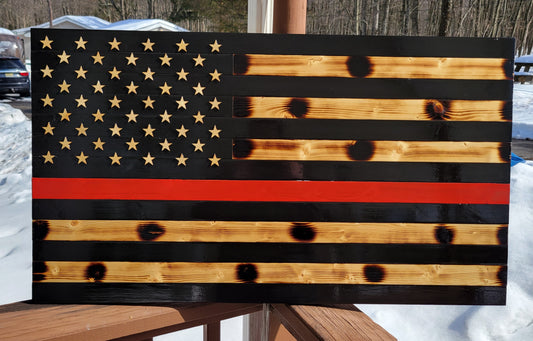 Signature Red Line American Flag