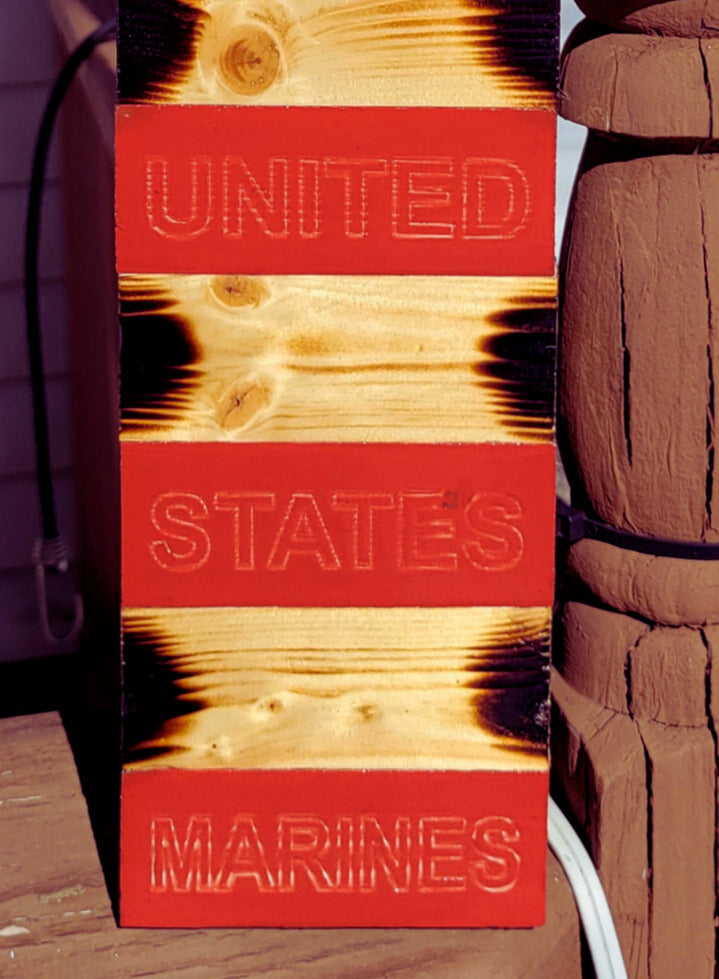 Signature Custom Engraved US Marines Cross