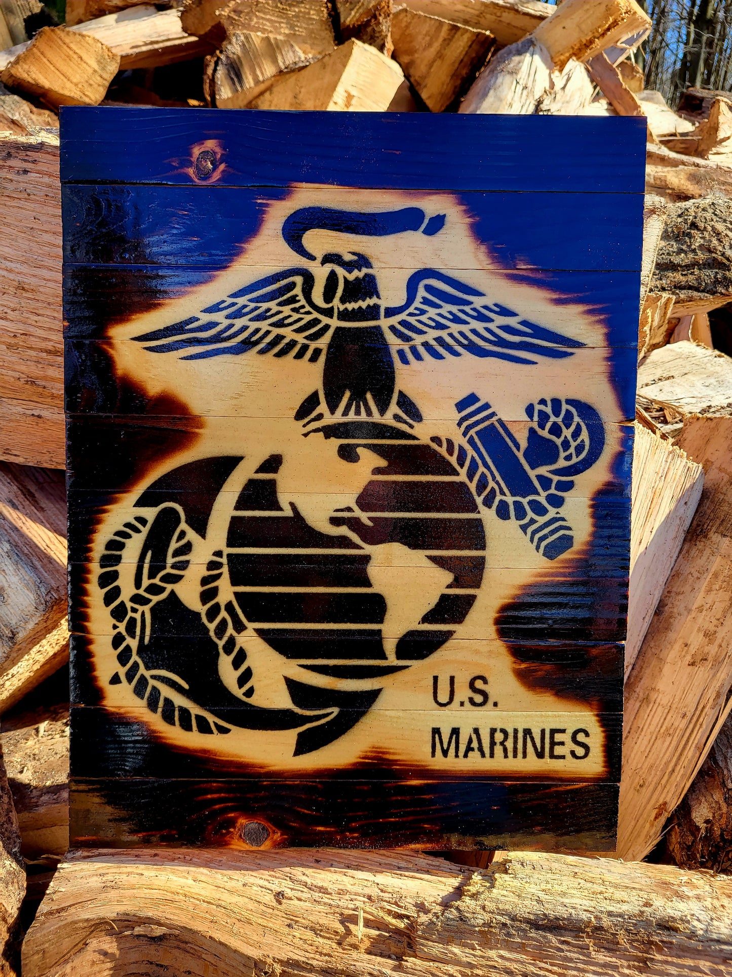 Marines- Wood Plaque