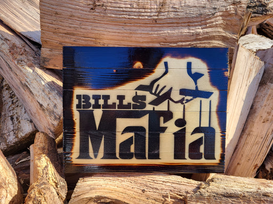 Bills Mafia- Wood Plaque