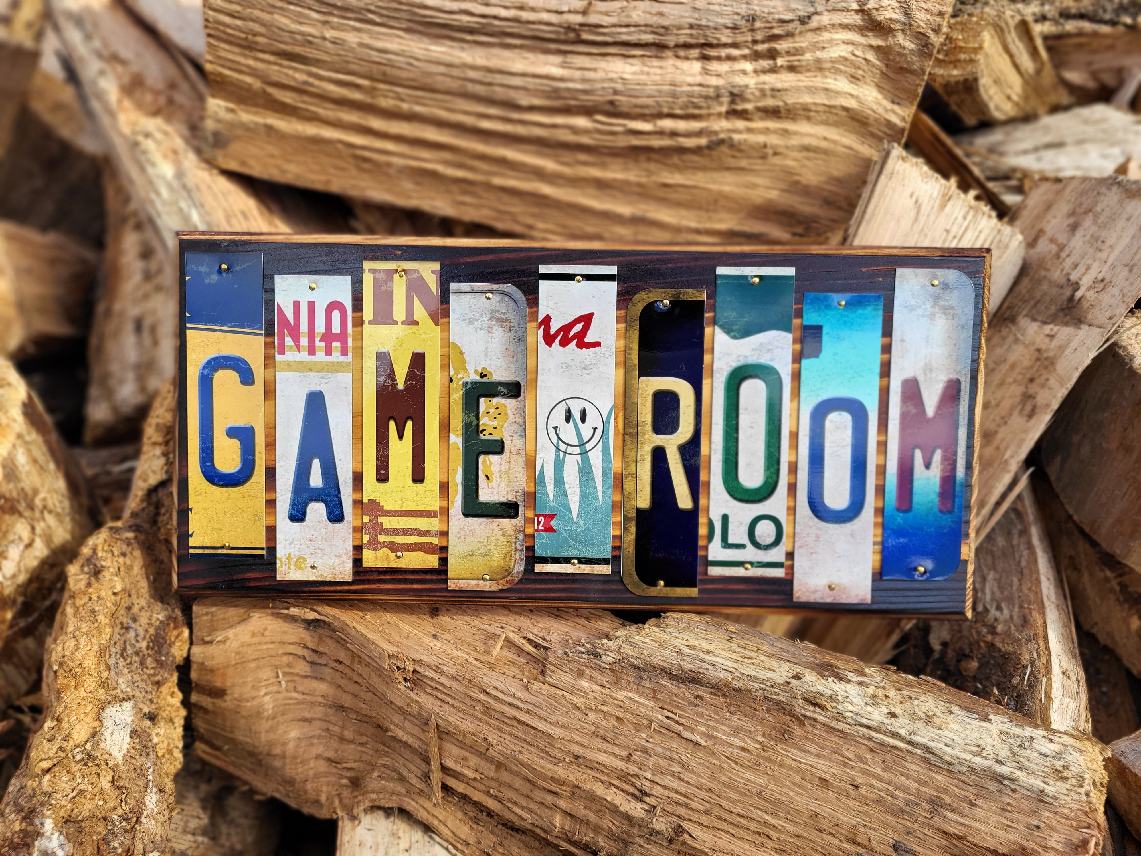 Rustic Game Room Sign Game Room – Rustic Signs USA