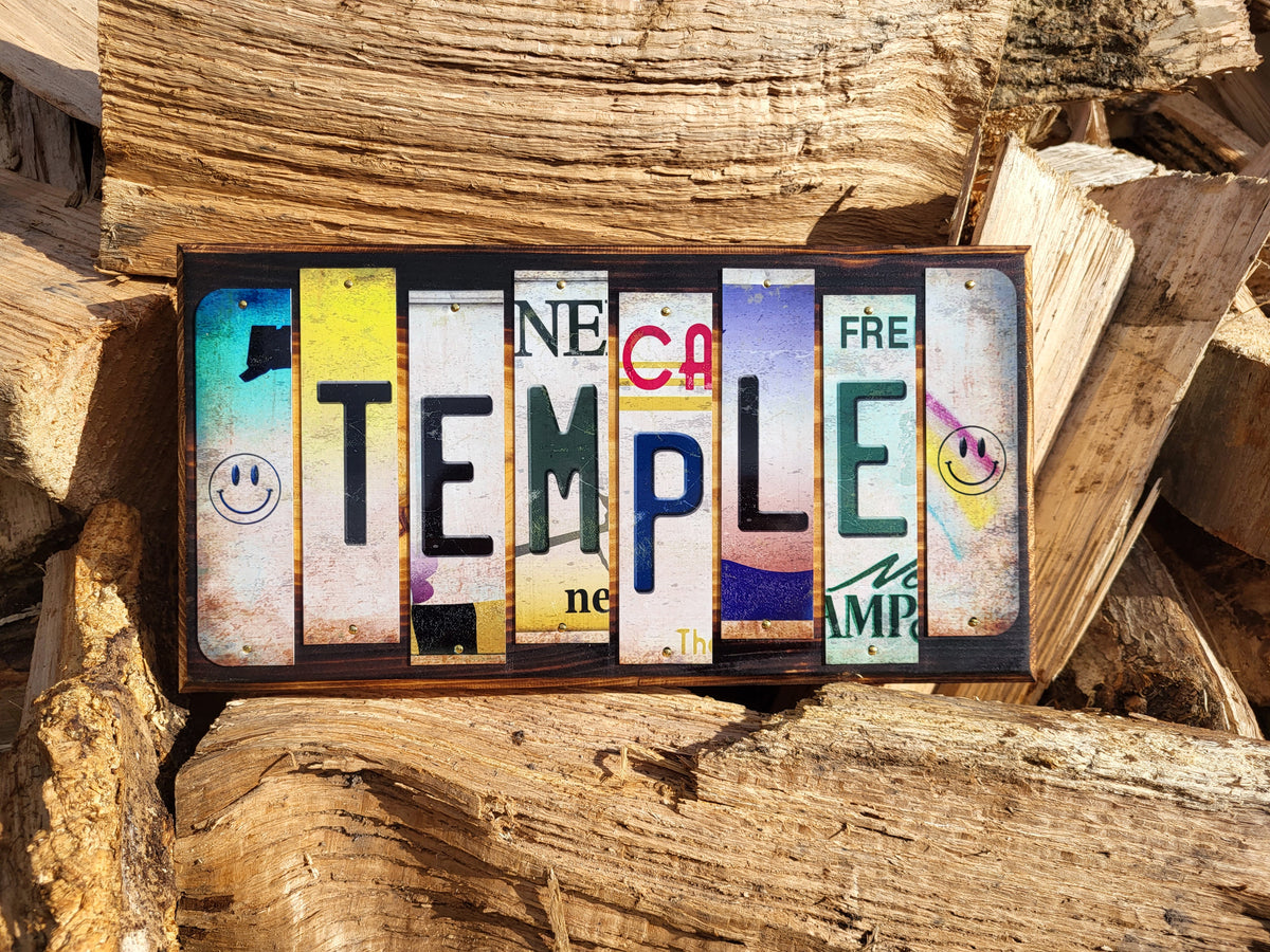 Temple Sign Hard Temple – Rustic Signs USA