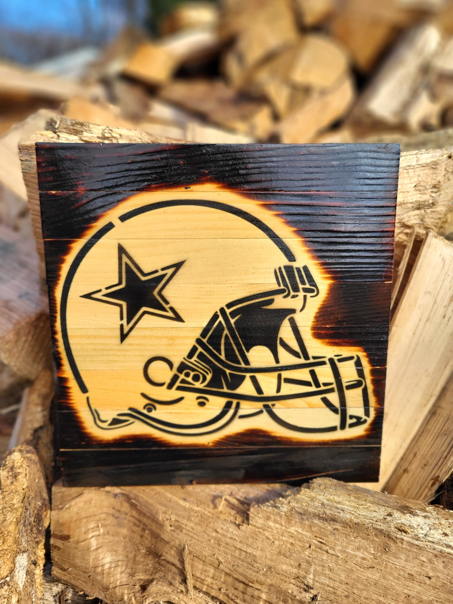 Cowboys Wood Plaque