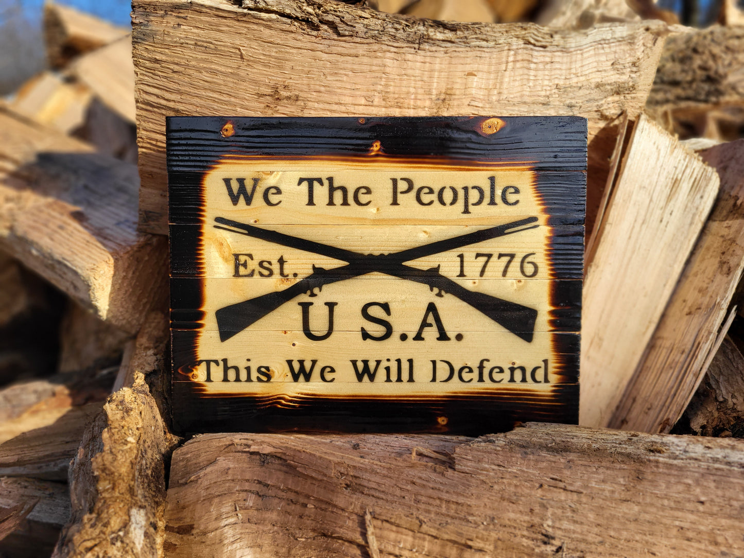 We The People This We'll Defend - Wall Plaque