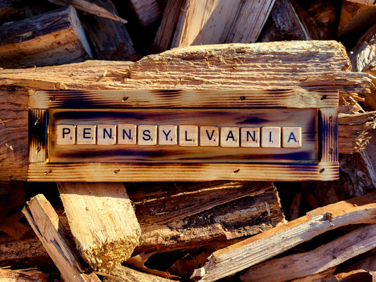 Pennsylvania - Scrabble Sign