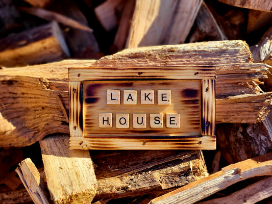 Lake House- Scrabble Sign