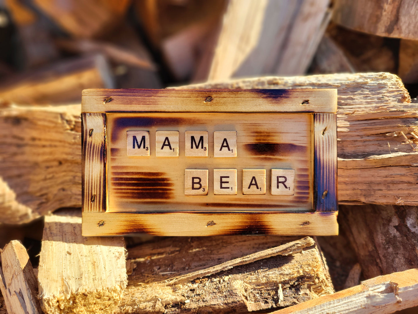 Mama Bear- Scrabble Sign