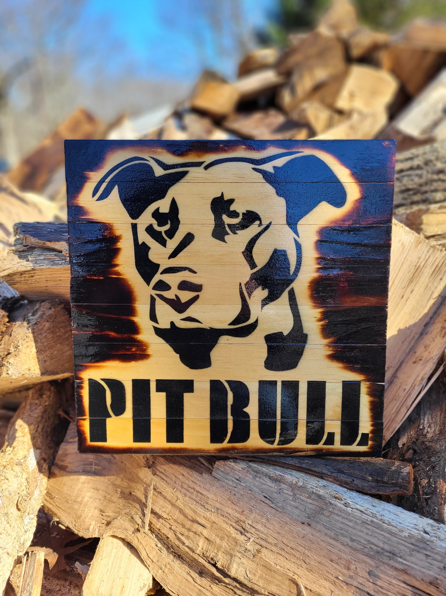 Pitbull- Wood Plaque